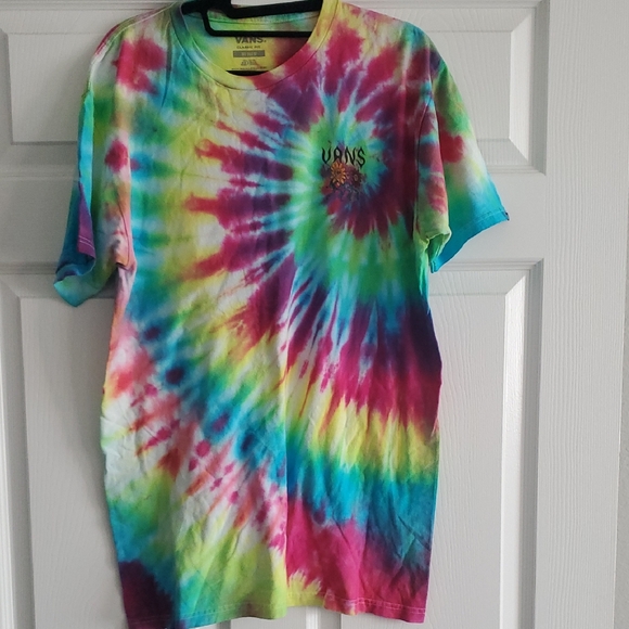 Vans Tops - Vans Multicolor Tie-Dye T-Shirt Size M